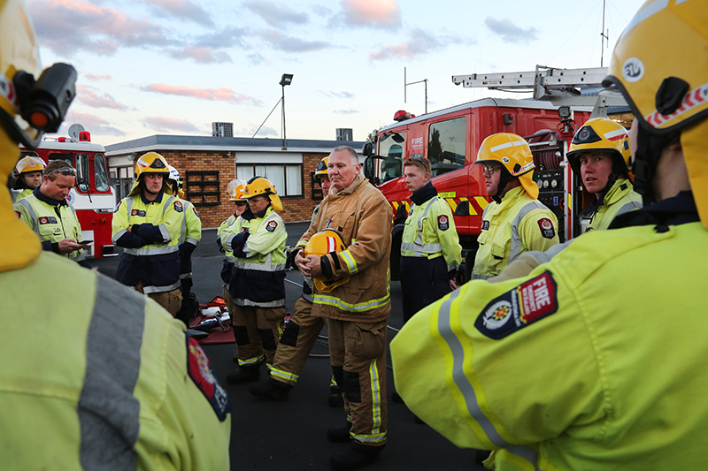 Volunteer Fire Brigade : Edgecumbe : New Zealand : Business News Photos : Richard Moore : Photographer